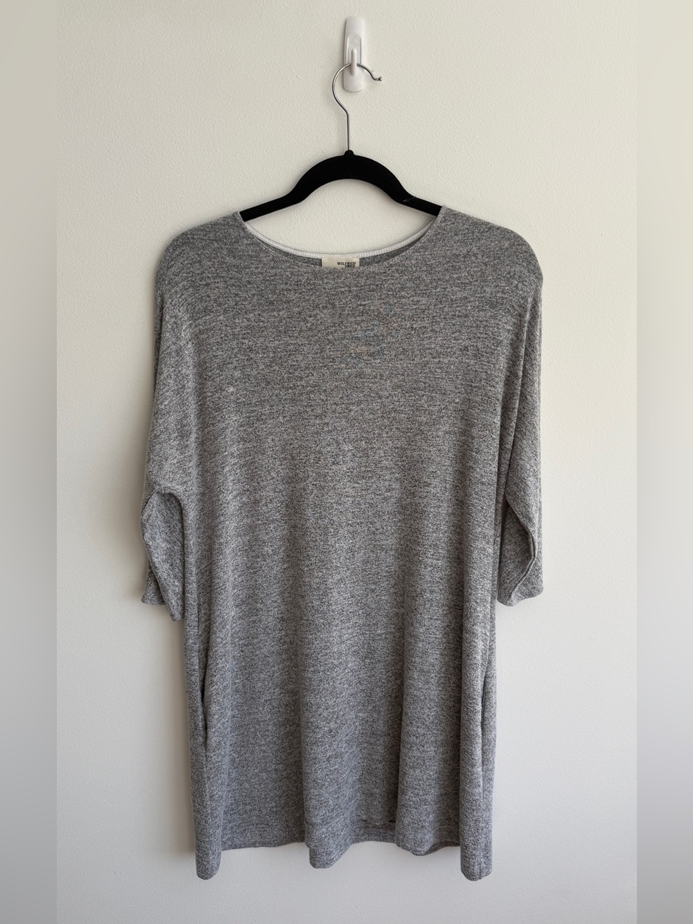 Wilfred Free heathered grey tunic top
XS